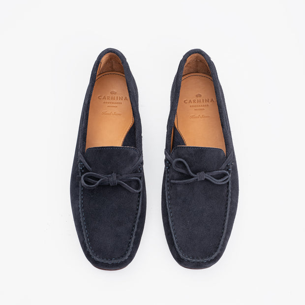 Driving Loafer in Navy Suede