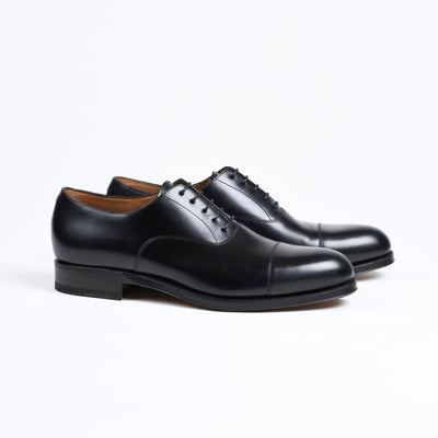 Cap toe Oxford 732 in Black Calf