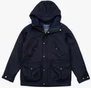 Fisherman Parka in Casentino Wool - Navy