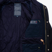 Fisherman Parka in Casentino Wool - Navy