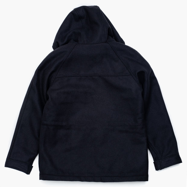 Fisherman Parka in Casentino Wool - Navy