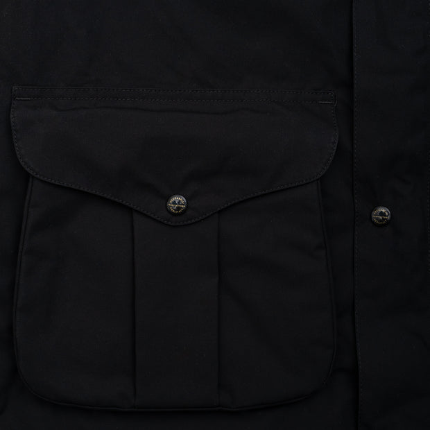 Alaska Parka in Dry Wax Cotton - Black