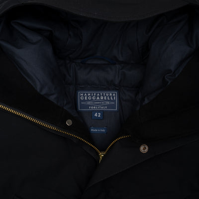 Alaska Parka in Dry Wax Cotton - Black