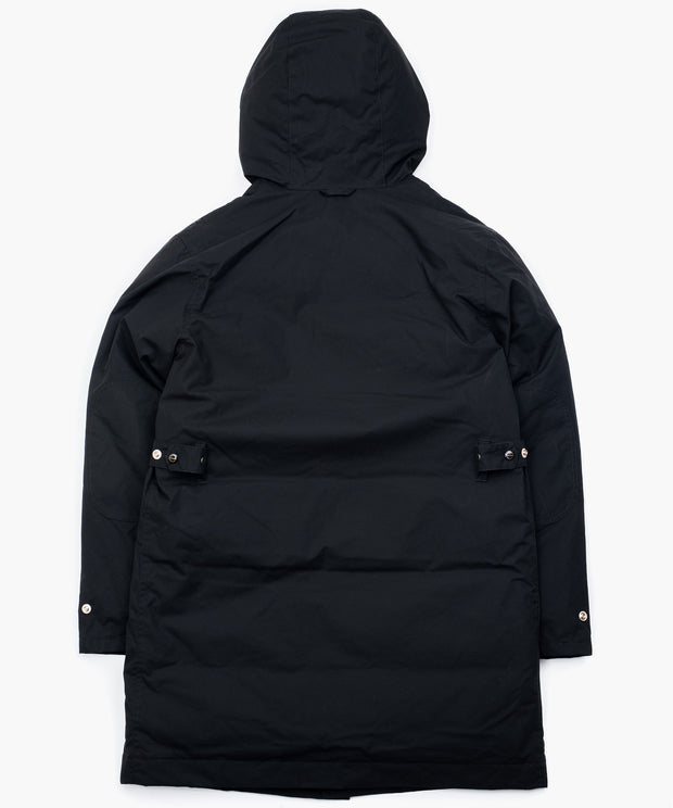 Alaska Parka in Dry Wax Cotton - Black