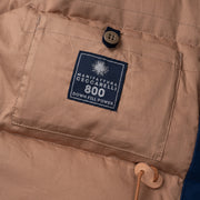 Fisherman Parka in Dry Wax Cotton - Cobalt