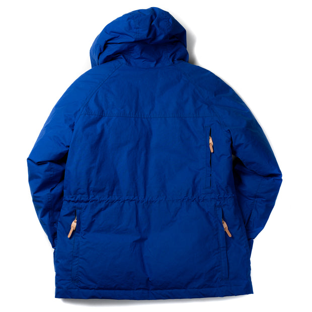 Fisherman Parka in Dry Wax Cotton - Cobalt