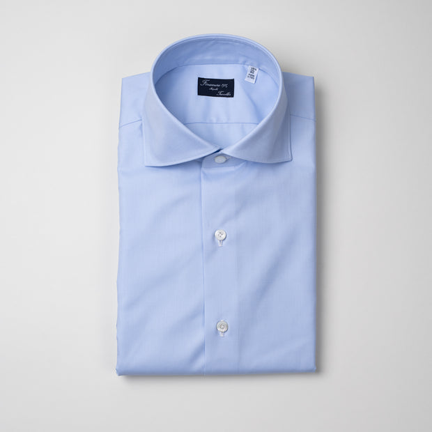 Dress Shirt in Light Blue Cotton