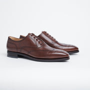 Faux Wingtip Oxford 110 in Brown Vegano Calf