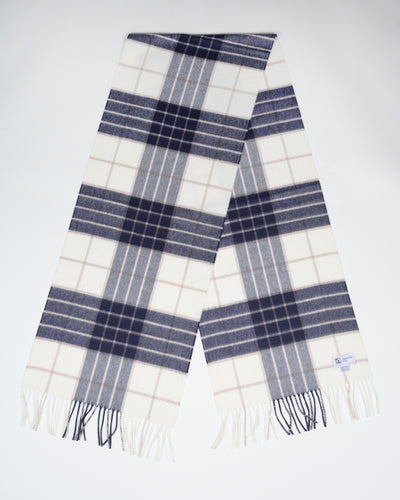 Oversized Cashmere Scarf in Knockmore Tartan