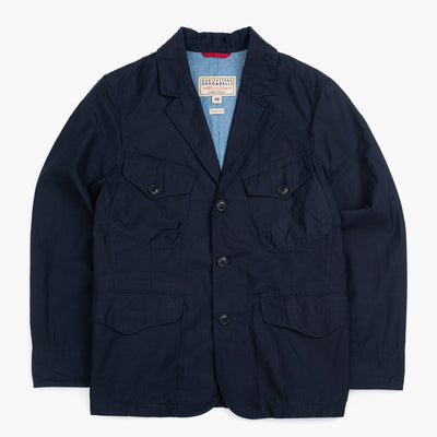 Bush Jacket in Cotton - Navy