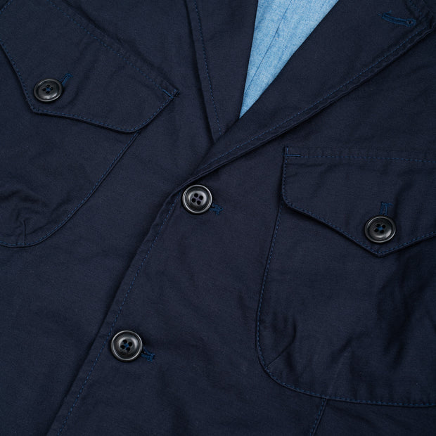 Bush Jacket in Cotton - Navy