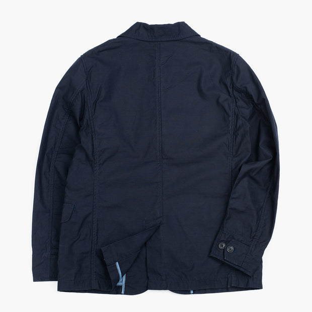 Bush Jacket in Cotton - Navy