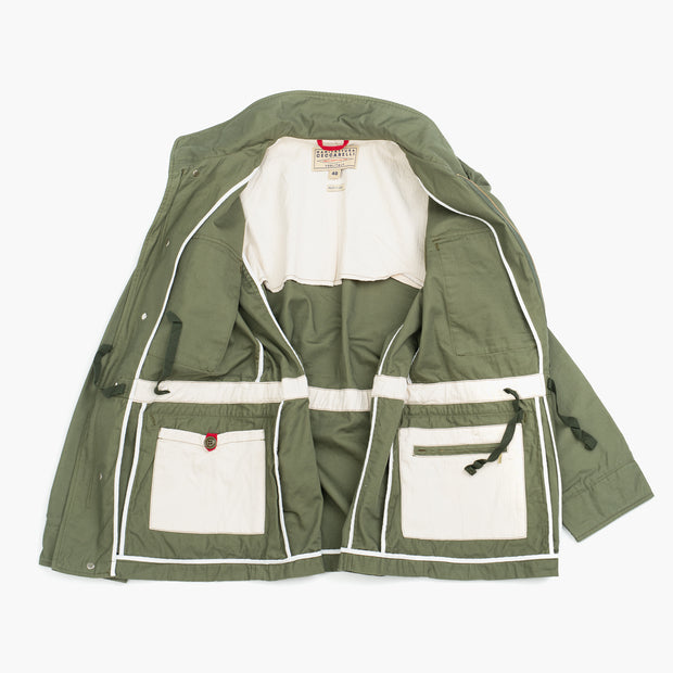 Field Jacket in Cotton - Olive