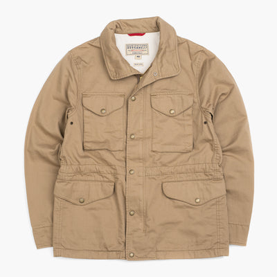 Field Jacket in Cotton - Camel