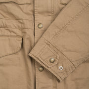 Field Jacket in Cotton - Camel