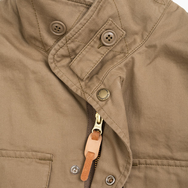 Field Jacket in Cotton - Camel