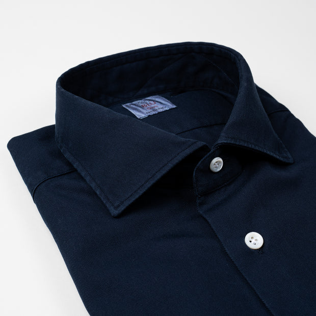 Casual Shirt in Navy Twill