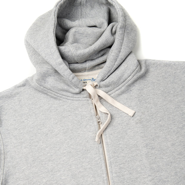 Good Basics Sweat Parka - Grey Melange