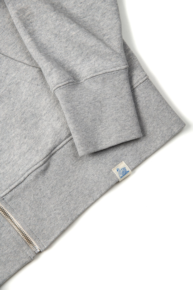 Good Basics Sweat Parka - Grey Melange