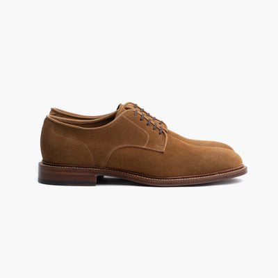 Hampton Derby in Unlined Snuff Suede