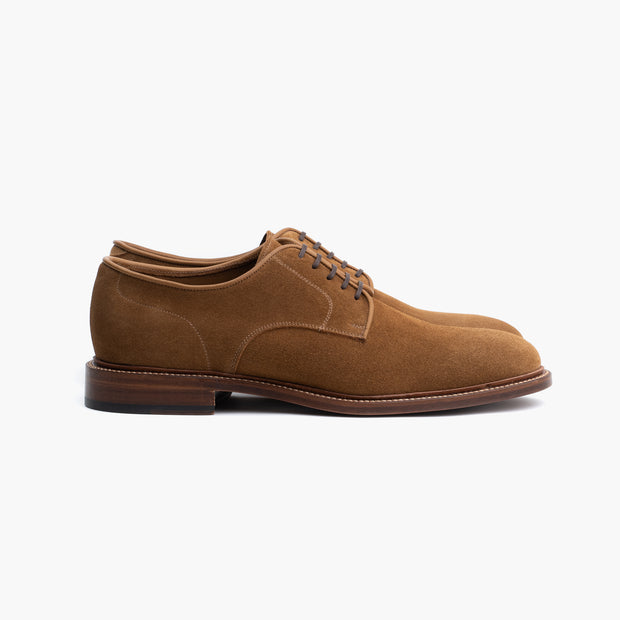 Hampton Derby in Unlined Snuff Suede