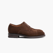 Dumas Cap Toe Derby in Brown Suede