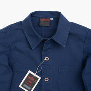 Workwear Jacket in Navy Twill Cotton