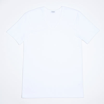 V-neck T-shirt 222 Business Class - White